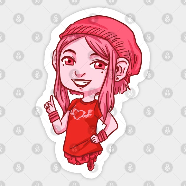 Saga - Izabel Sticker by artsy_alice